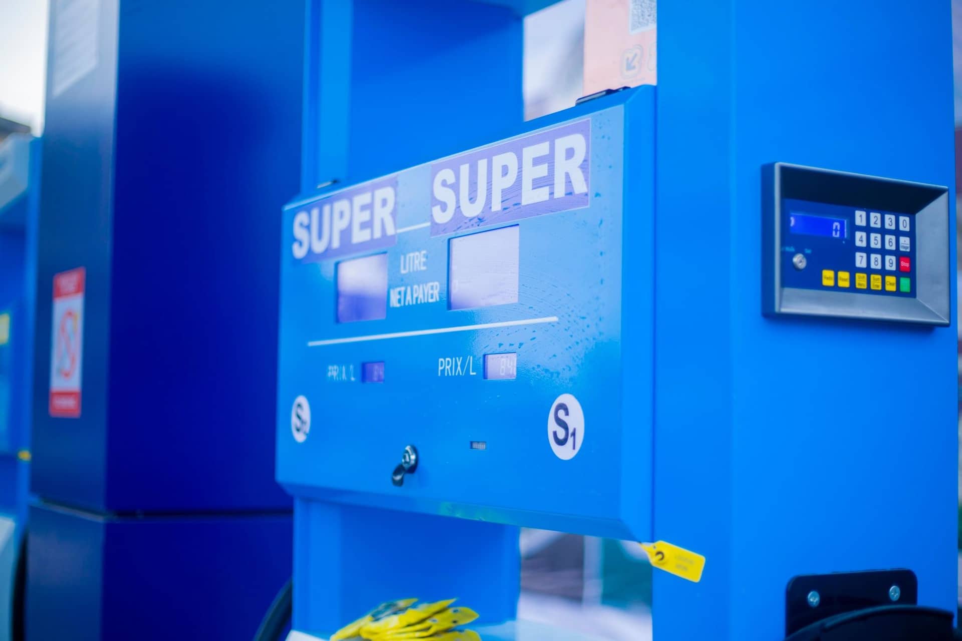 Afficheur d’une pompe Super